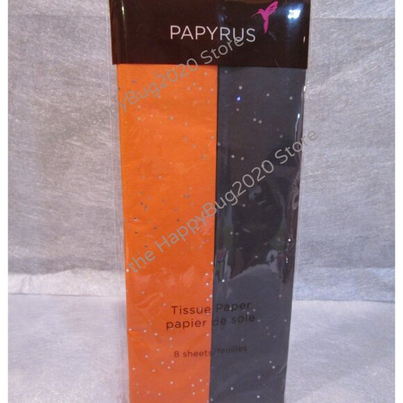 Papyrus DAY OF THE DEAD Halloween gift bag/tote-feathers + Tissue Paper-SEALED - Picture 9 of 10